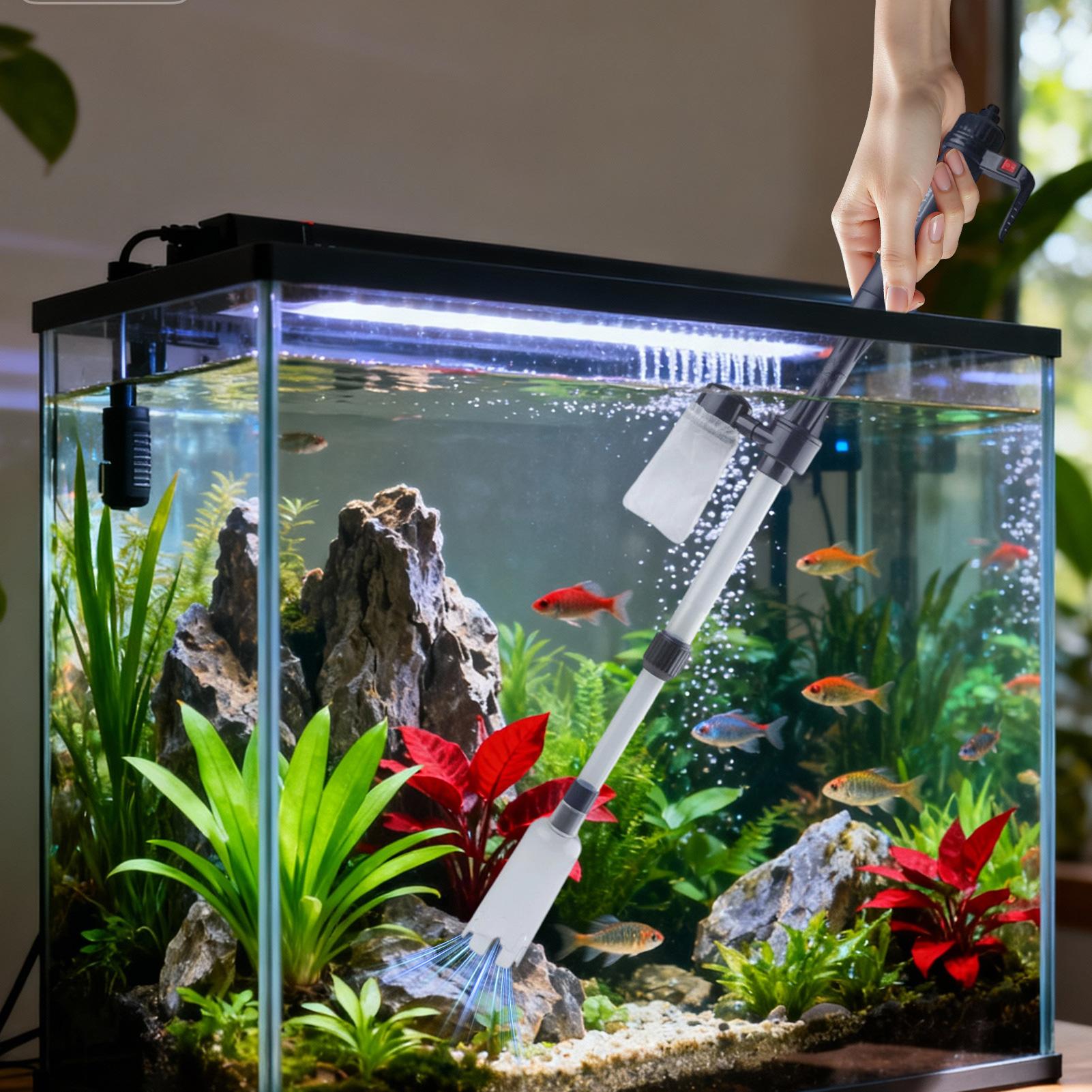 Gravel Vacuum Cleaner - 3 in 1 Aquarium Vacuum Gravel