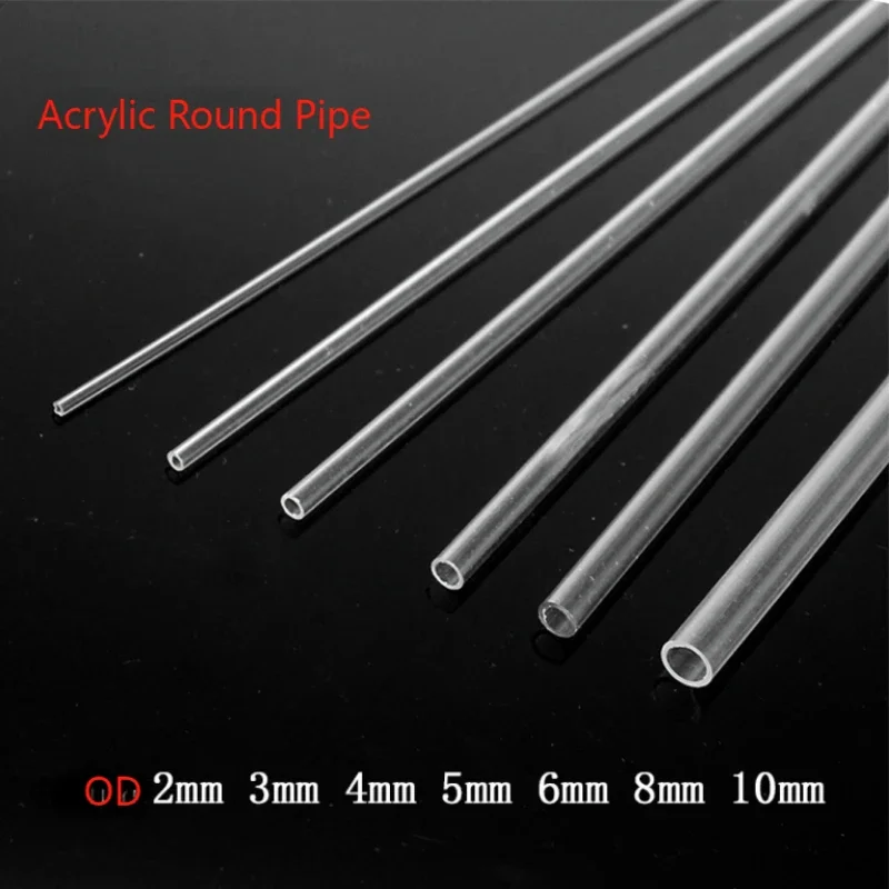 Aquarium Fish Items - Transparent Acrylic Round Pipe for Fish