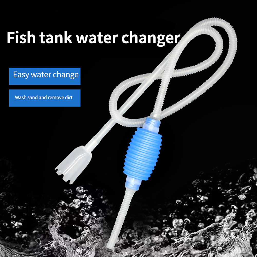 Gravel Vacuum Cleaner - Aquarium Siphon Fish Tank Syphon Vacuum