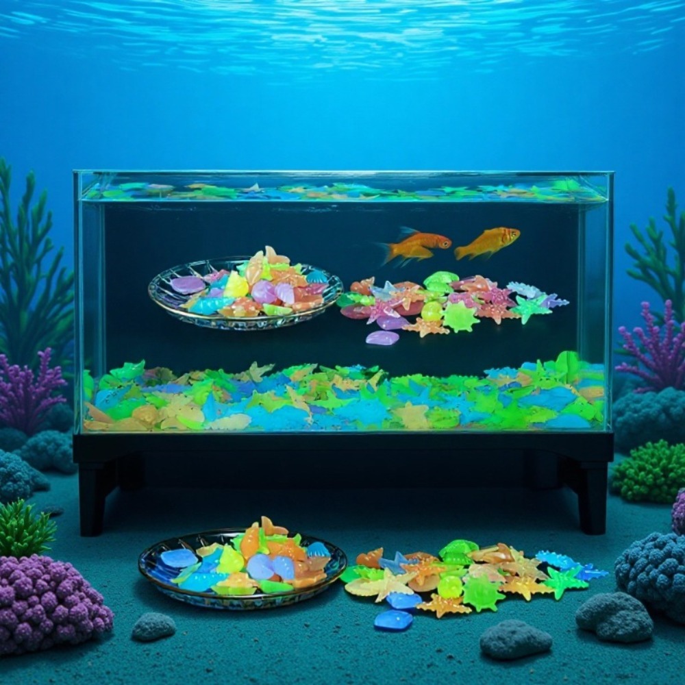 Glowing Luminous Ocean Stones  - Aquarium Fish Items 评论和价格