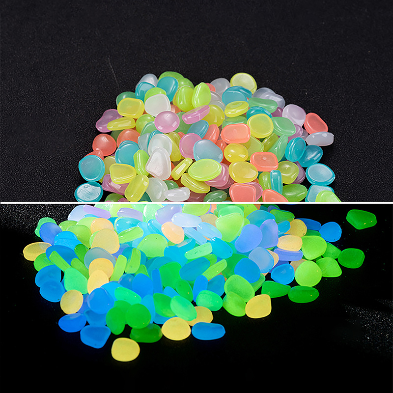 C 100pcs Garden Decor Luminous - Aquarium Fish That Glow In The Dark 评论和价格
