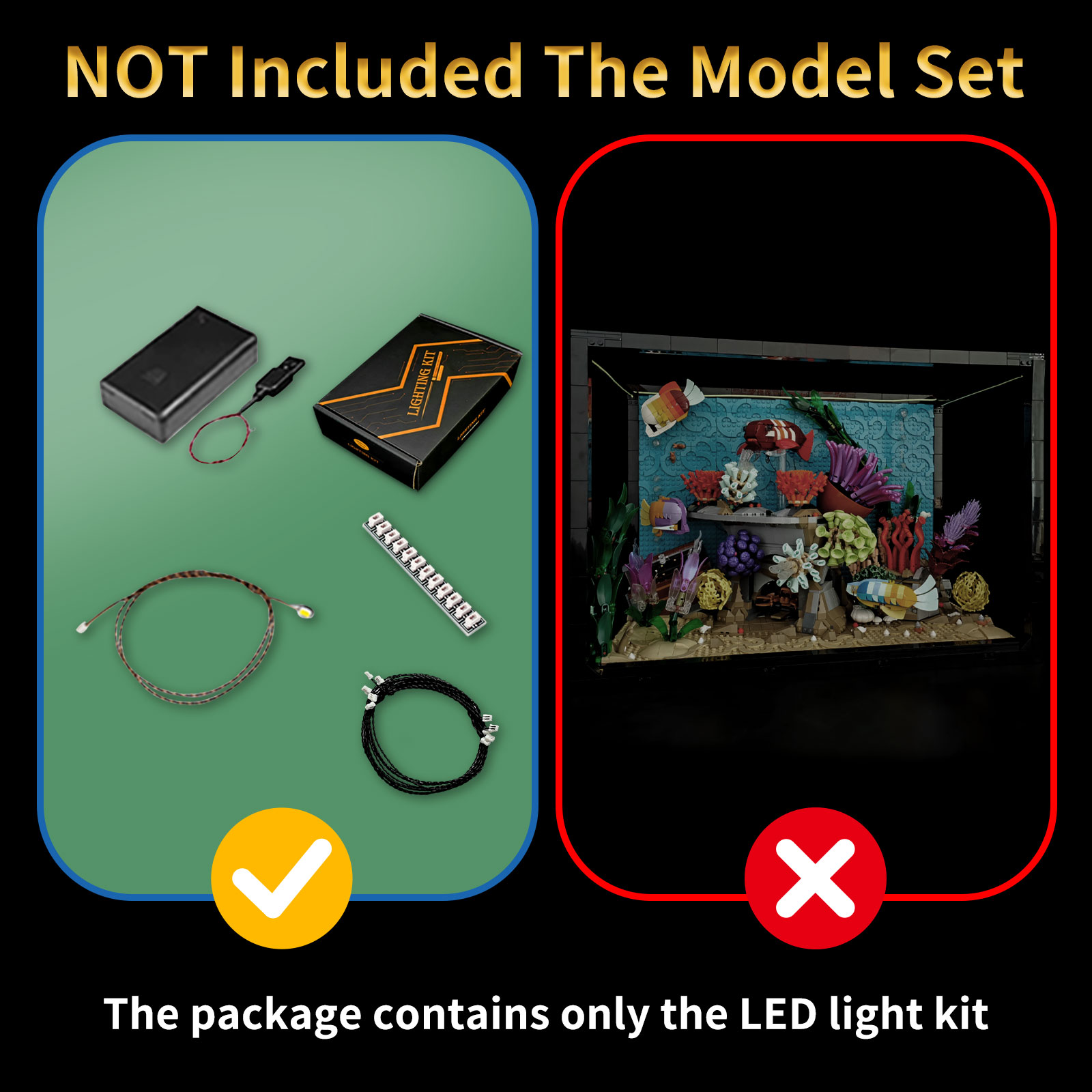 LYBMTWF LED Lighting Kit Compa - Aquarium Fish Light 评论和价格