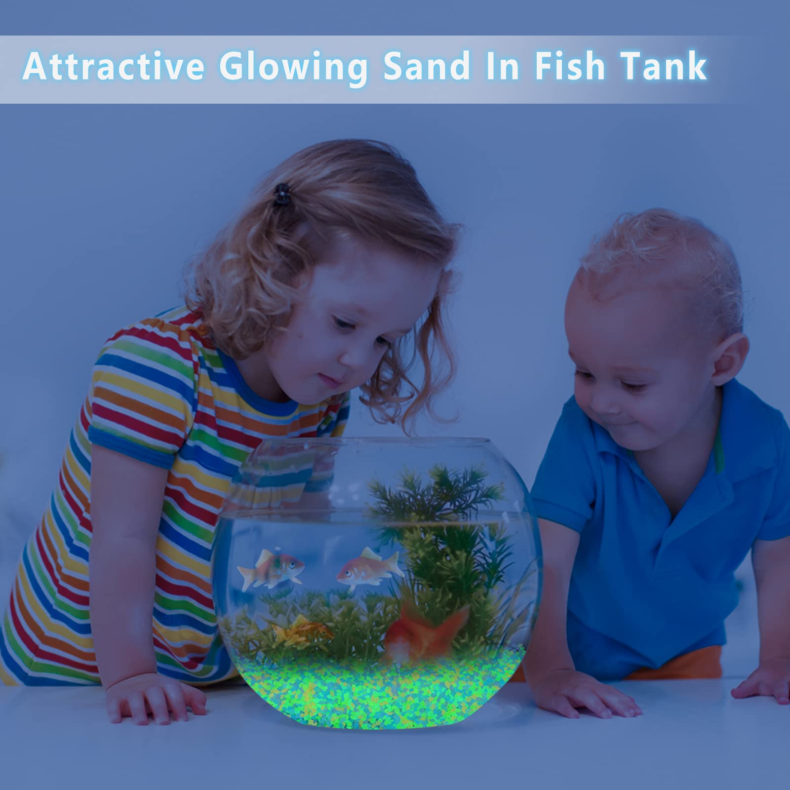 1000Pcs Luminous Sand Glow In  - Aquarium Fish That Glow In The Dark 评论和价格