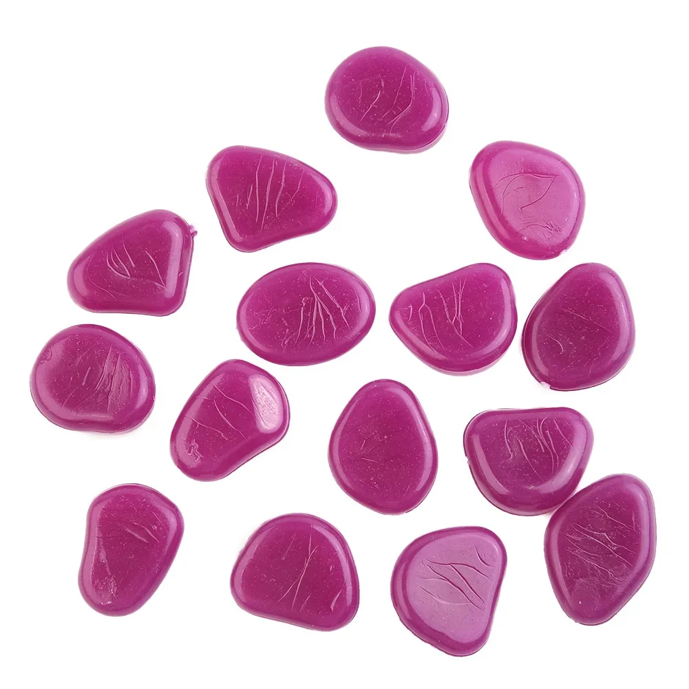 50PCS/Set Glow In The Dark Peb - Aquarium Fish That Glow In The Dark 评论和价格