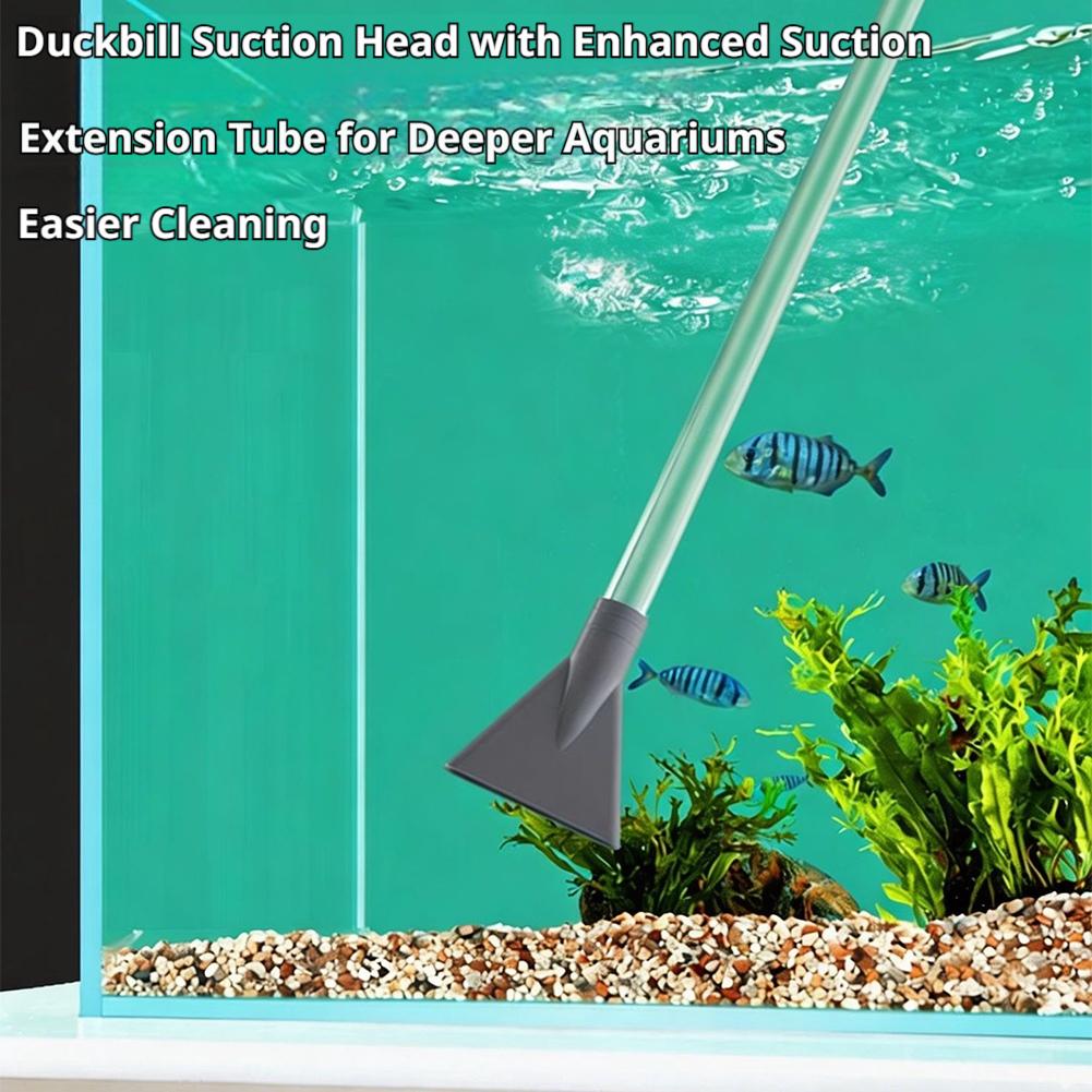 Manual Aquarium Siphon Fish Ta - Gravel Vacuum Cleaner 评论和价格