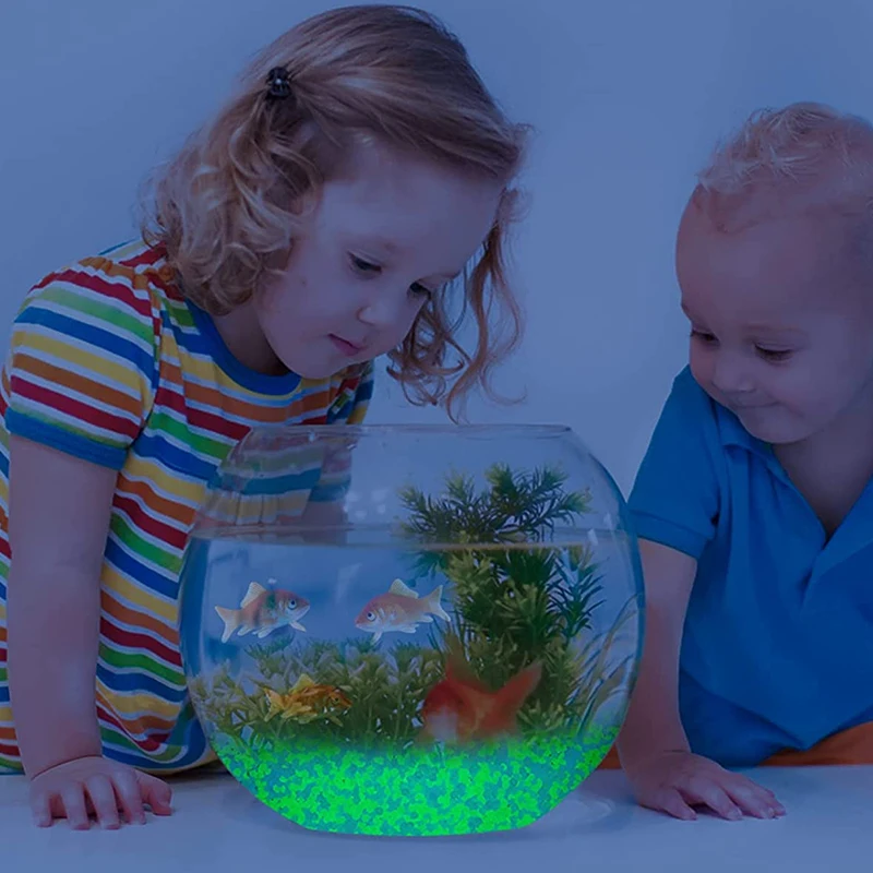 1000pcs 3-5mm Luminous Sand Gl - Aquarium Fish That Glow In The Dark 评论和价格