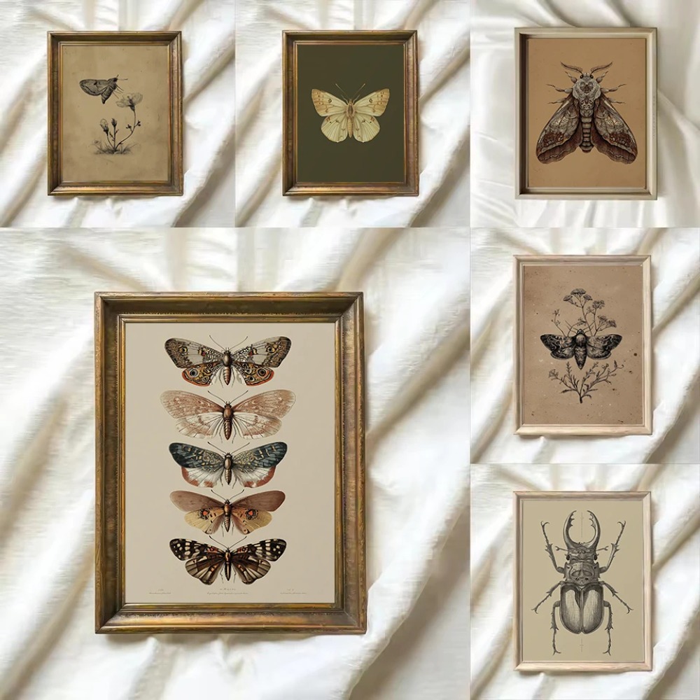 1pcs Frameless Retro Insect Mo - Live Plant Fertilizer 评论和价格