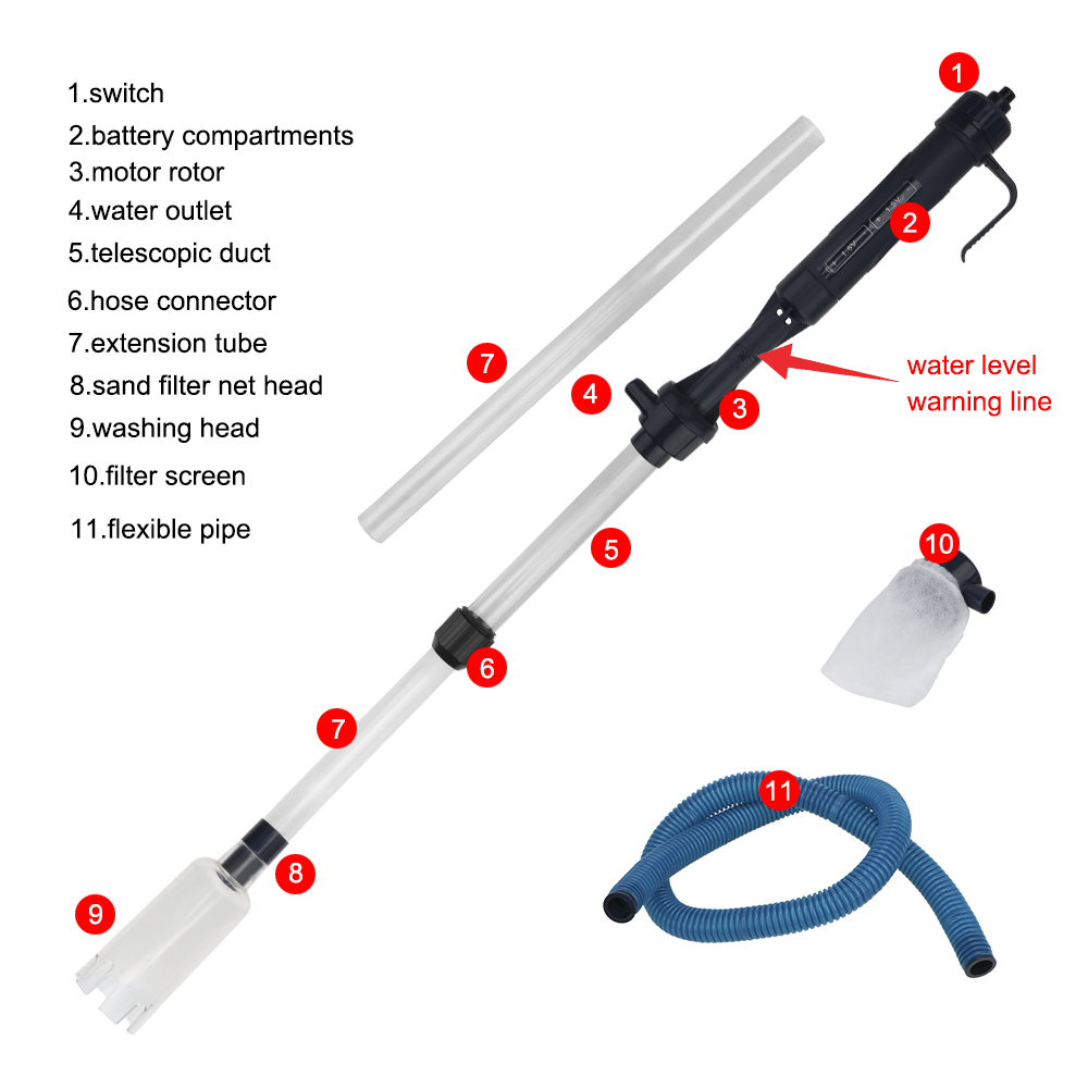 Electric Water Change Pump Gra - Gravel Vacuum Cleaner 评论和价格