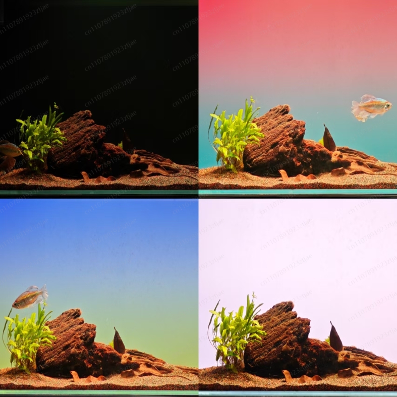 Black Acrylic Aquarium Backgro - Aquarium Fish Light 评论和价格