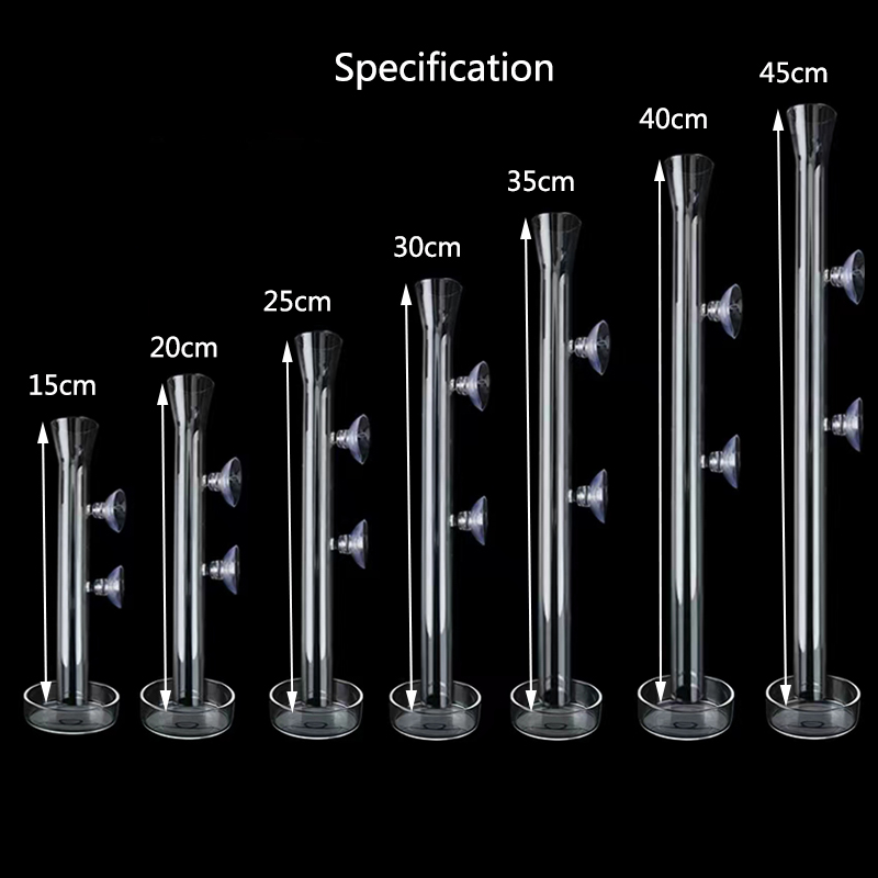 Glass Aquarium Feeder Tube Dis - Aquarium Fish Holiday Food 评论和价格