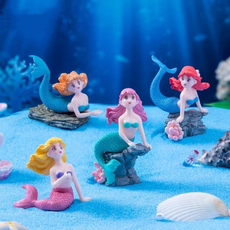 4Pcs Plastic Fish Tank Little  - Aquarium Fish Items 评论和价格