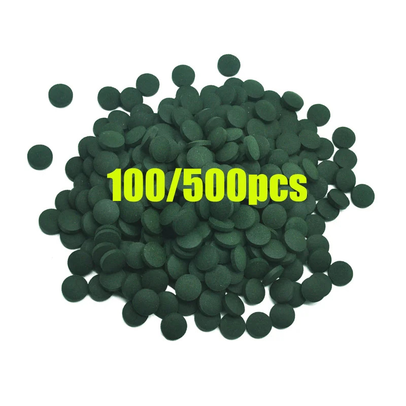 50/100/300/500pcs Spirulina Ta - Aquarium Fish Holiday Food 评论和价格