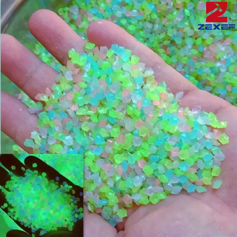 1000pcs 3-5mm Luminous Sand Gl - Aquarium Fish That Glow In The Dark 评论和价格