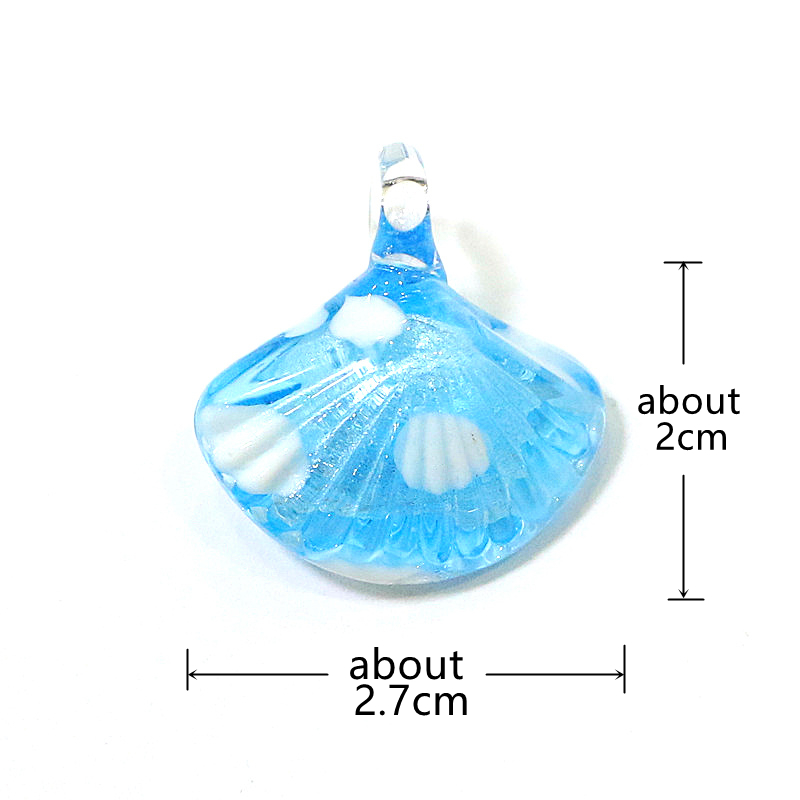 Colorful Mini Sea Shell Charm  - Aquarium Fish Items 评论和价格