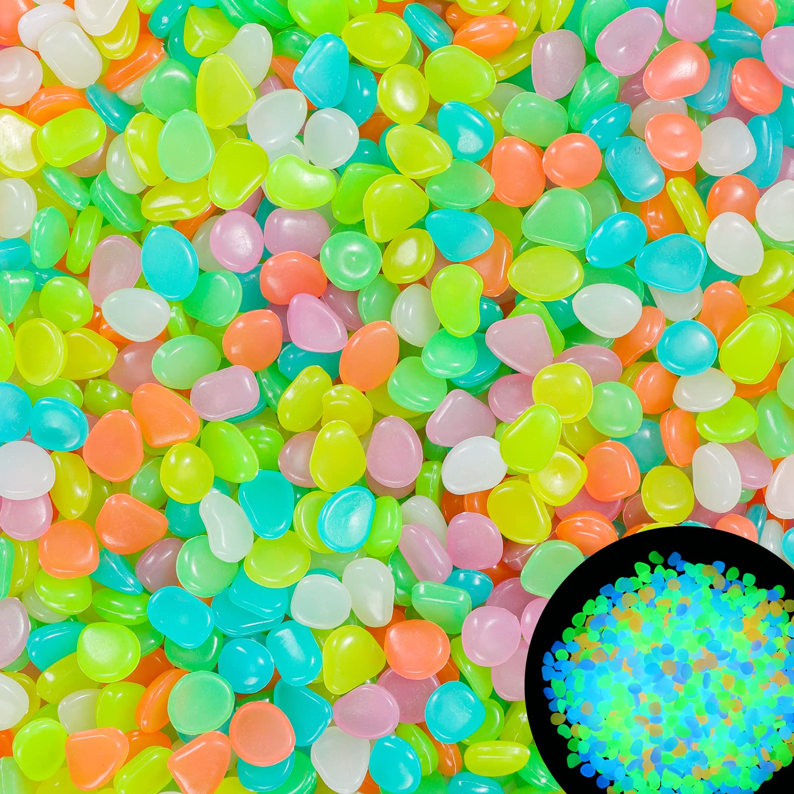 100Pcs Glow in the Dark Garden - Aquarium Fish That Glow In The Dark 评论和价格